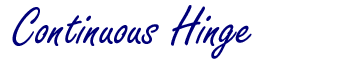 Continuous Hinge